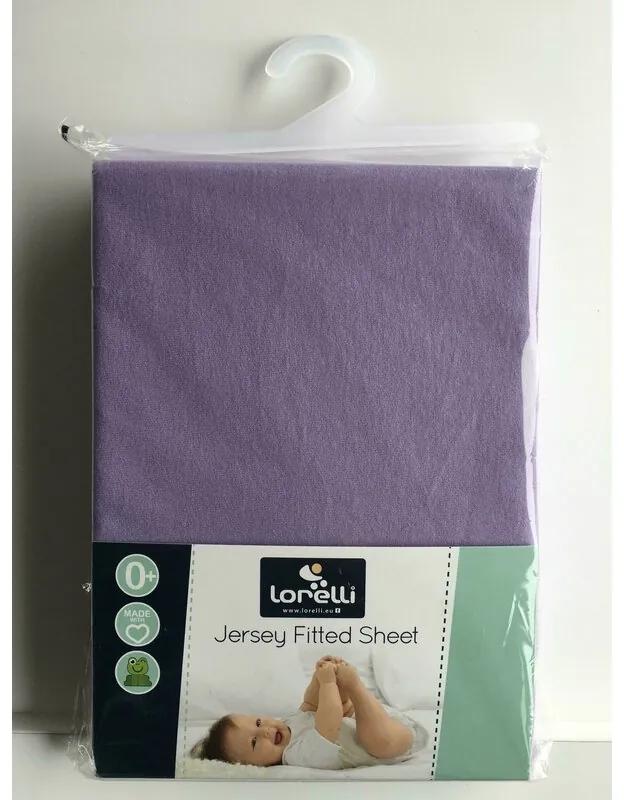 Lorelli - Cearceaf Jersey 60/120 cm Purple