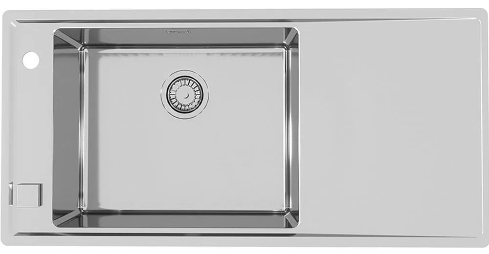 Chiuveta bucatarie inox cu picurator, cuva stanga Alveus Stricto 30 Stanga