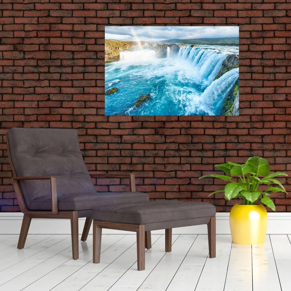 Tablou - Cascada Godafoss (90x60 cm)