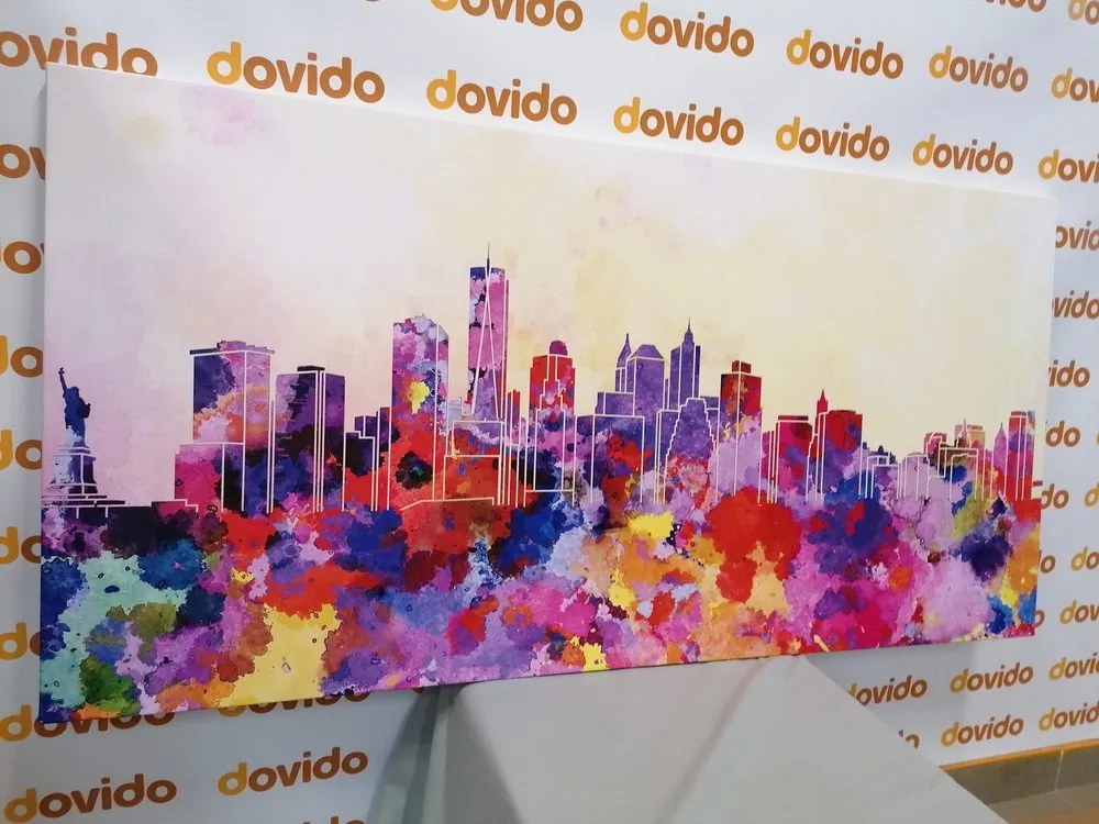 Tablou New York în design de acuarelă