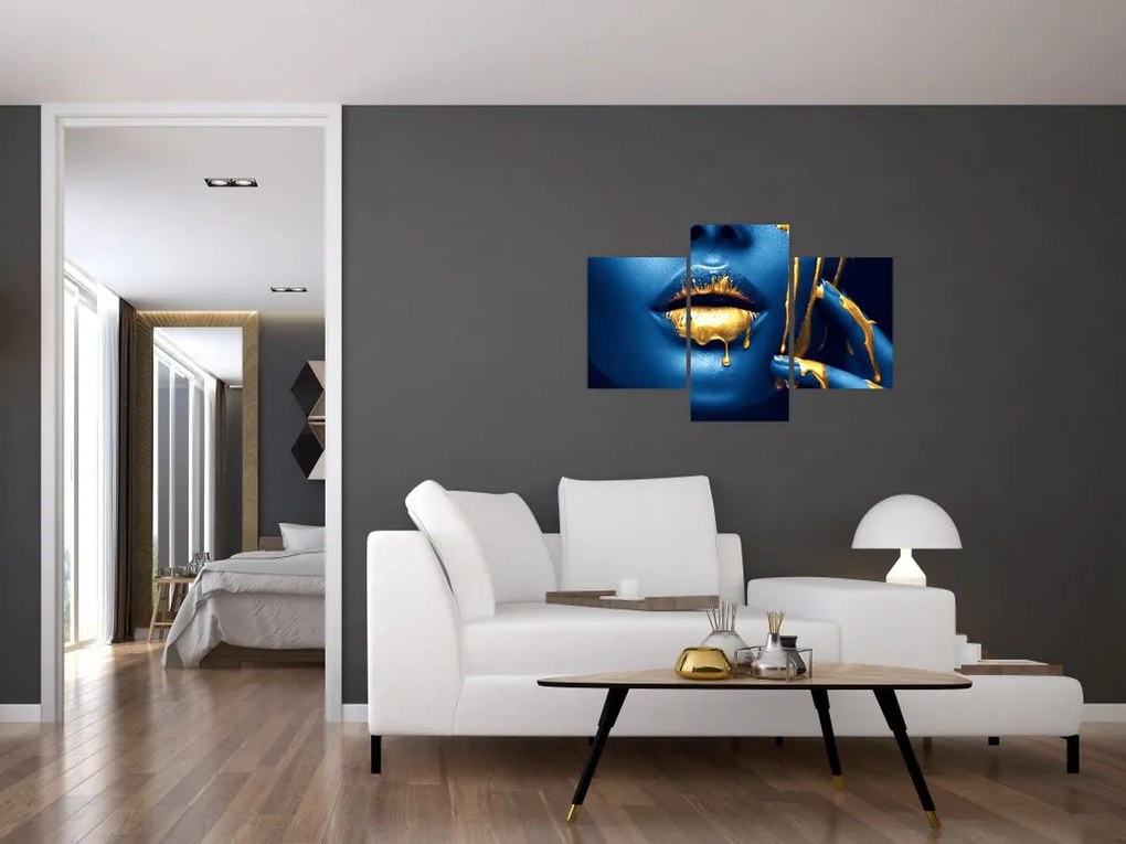 Tablou cu fața omeneaască (90x60 cm)