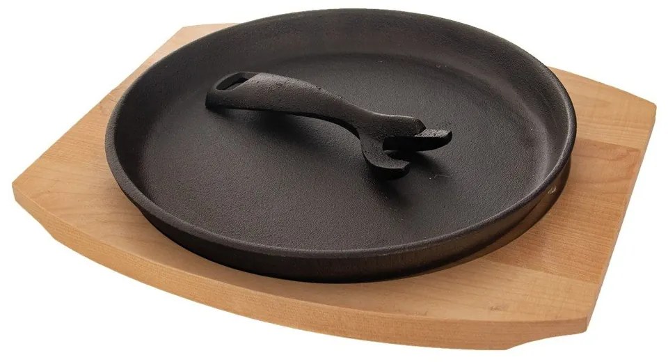 Tigaie tip grill cu mâner reglabil din fontă ø 22 cm LITINA – Orion