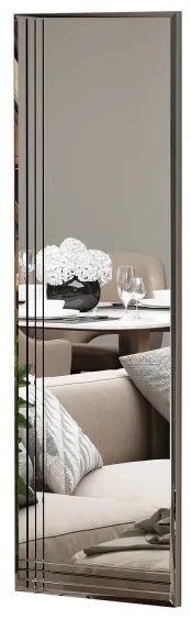 Oglindă de perete TRIO, 120 x 40 cm, crom