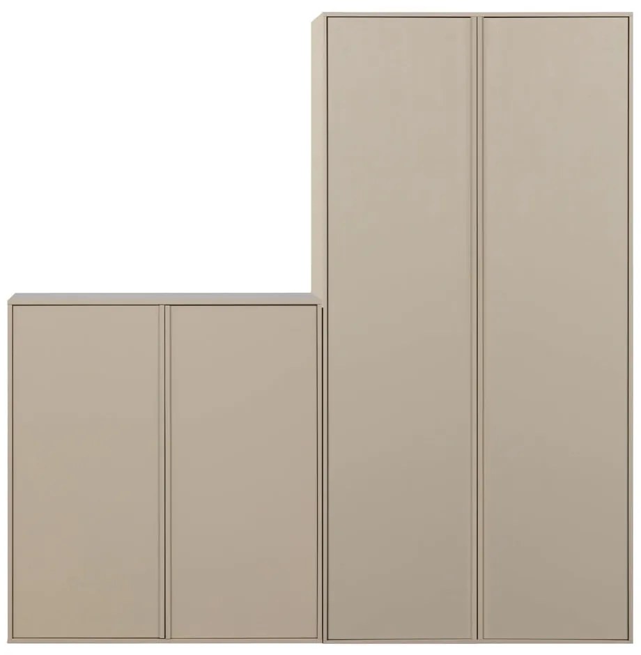 Dulap modular crem din lemn de pin 200x220 cm Daily – vtwonen