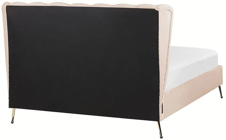 Pat matrimonial 140 cm Mirabell (bej) (cu somieră) (cu port USB). 1081444