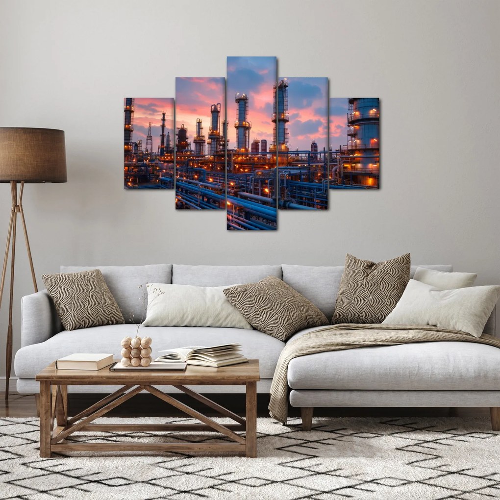 Tablou - Instalație industrială (150x105 cm)