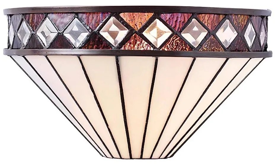 Endon 64149 - Aplică de perete Tiffany FARGO, 1xE14/40W/230V