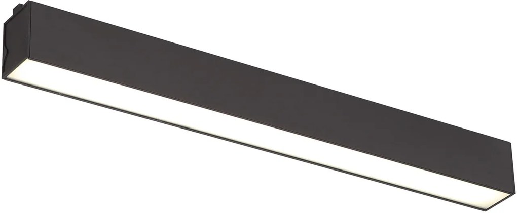 Plafoniera LED dimabila design modern LINEAR, 4000K negru C0190D MX
