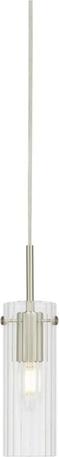 Markslöjd 109013 - Pendul pe cablu TIBIA 1xE14/40W/230V sticlă transparentă/alamă