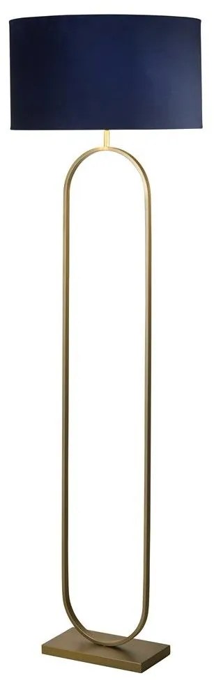 Lampadar/Lampa de podea decorativa Modish bronz/navy