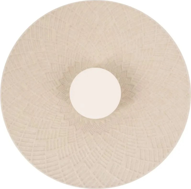 Aplica de perete decorativa LED Misaki crem