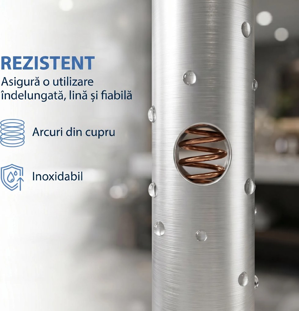 HOMCOM Scaun de Duș din Aluminiu cu Raft Integrat, Înălțime Reglabilă pe 5 Niveluri, Suport 150kg, Gri | Aosom Romania