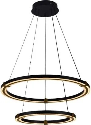 Lustră LED dimabilă pe cablu LED/130W/230V 3000-6500K + telecomandă