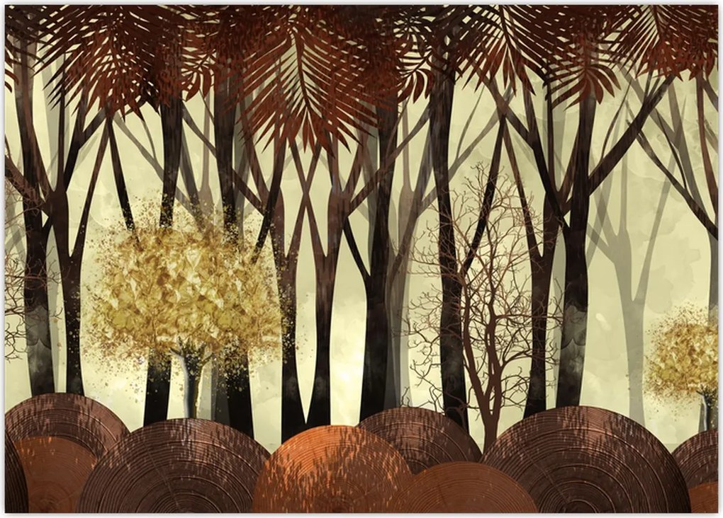 Tablou - Pădure decorativă (70x50 cm)