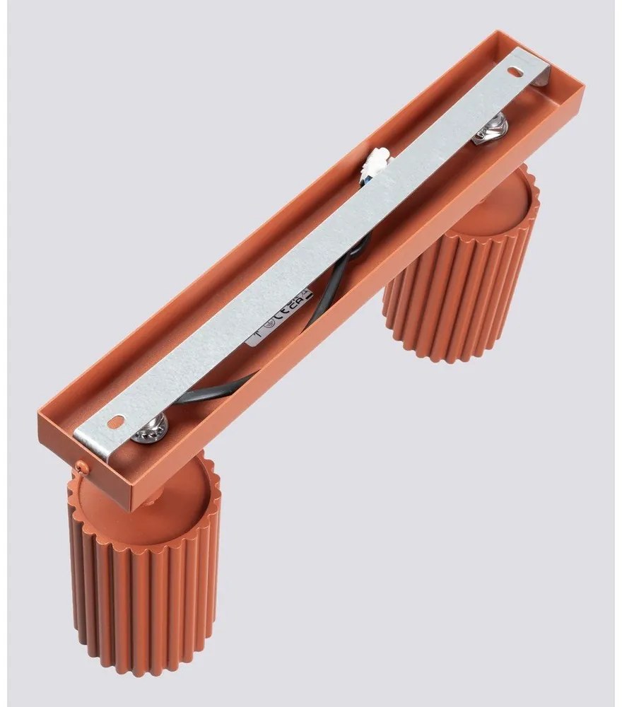 Spot cărămiziu 6,5x30 cm Gleam – Sollux