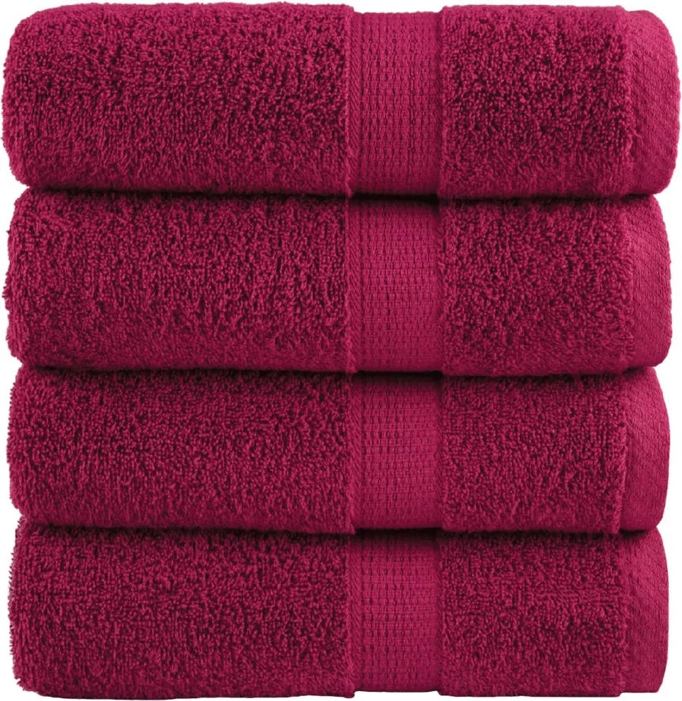 vidaXL Prosoape oaspeți premium, SOLUND, 4 buc. 30x50cm 600gsm