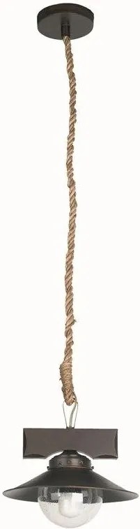 Pendul rustic stil marinar diametru 24cm Nudos 68139