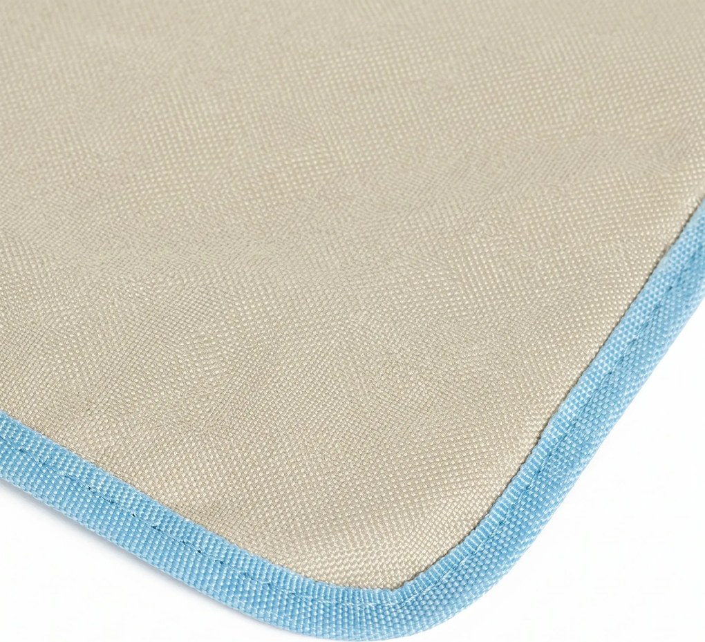 Outsunny Set 2 Șezlonguri cu Spătar Reglabil pe 5 Niveluri, Tetieră și Geantă de Transport, 124x53x35-45 cm, Bej | Aosom Romania