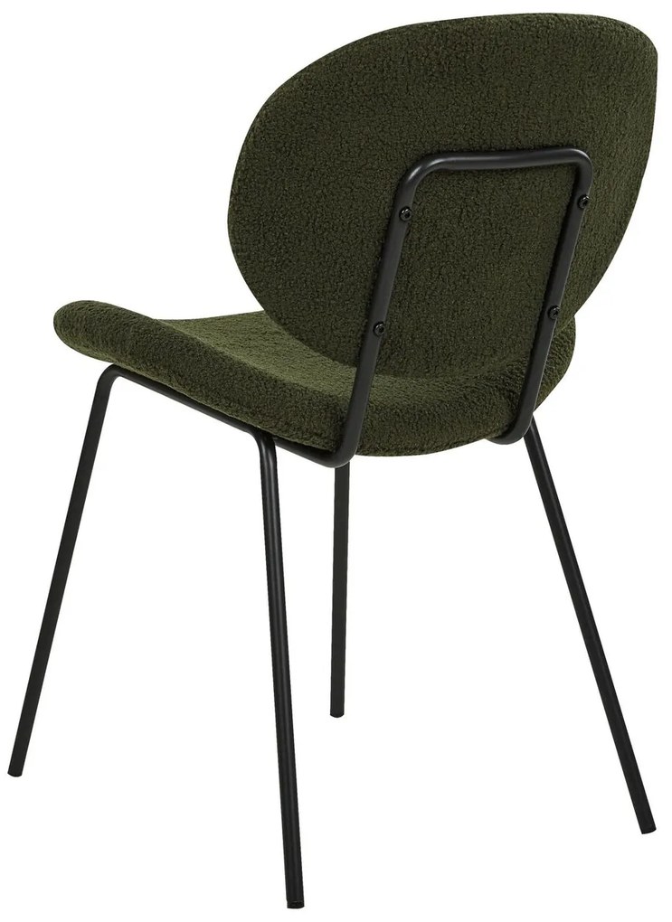 Set 2 buc scaune de sufragerie Luaza (verde). 1081044