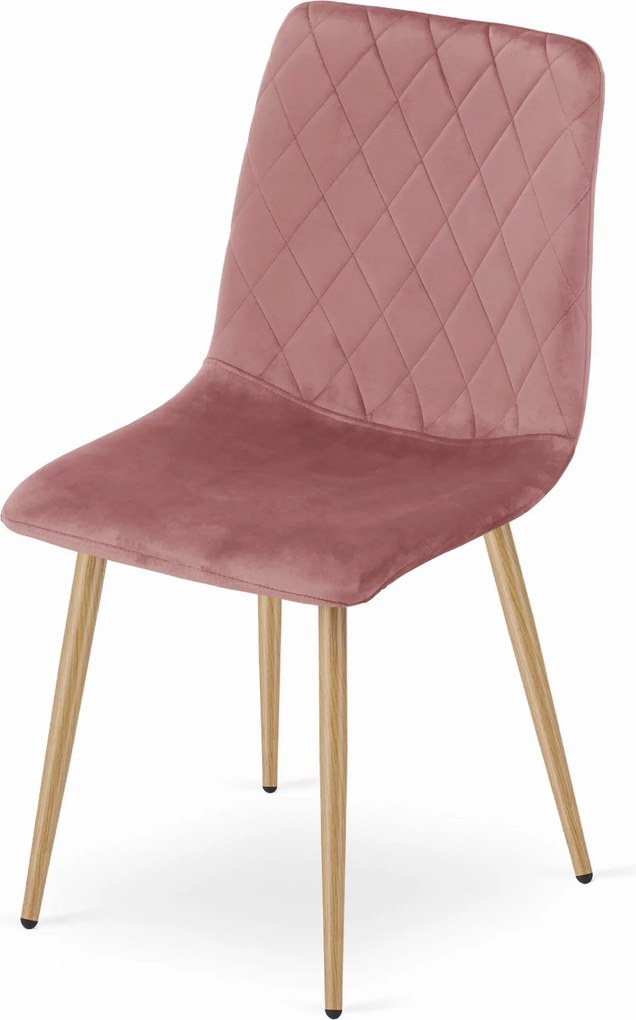 Scaun bucatarie TURIN din catifea roz