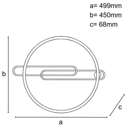 Plafonieră LED dimabilă LED/60W/230V 3000-6500K negru + telecomandă