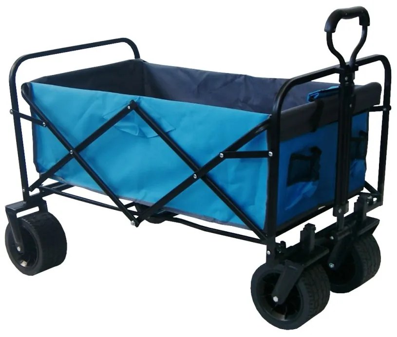 Cărucior de transport pliabil - premium 150 L Portocalie