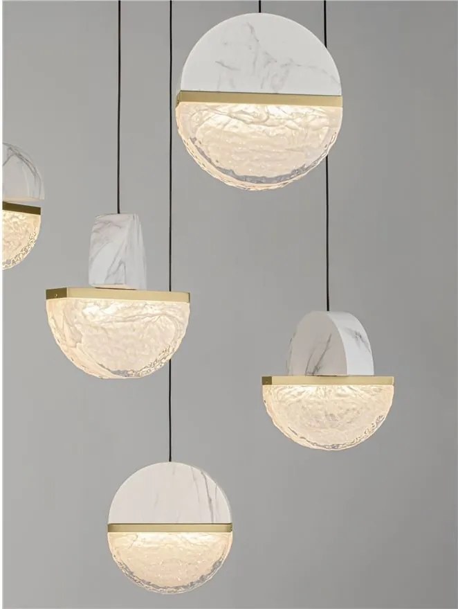 Lustra LED decorativa casa scarii 2700K DORIN