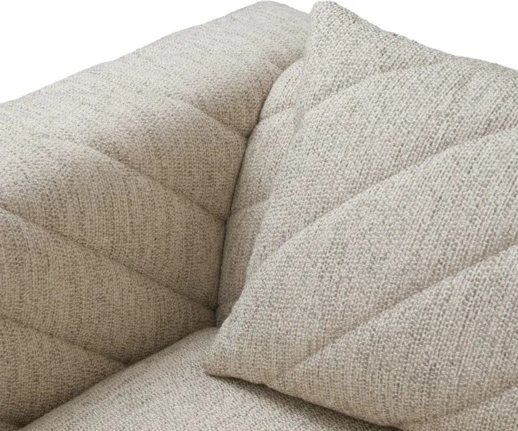 Fotoliu design LUX Avellino, Splendor light grey