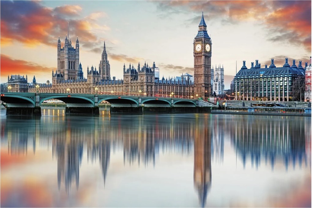 Tablou - Houses of Parliament din Londra (90x60 cm)