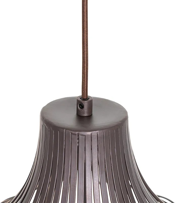 Lampă modernă cu pandantiv maro 38 cm - Saffira