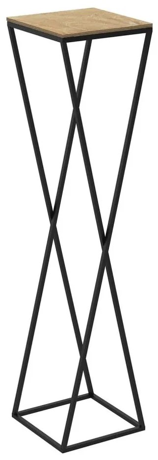 Suport pentru flori 100x24 cm, negru