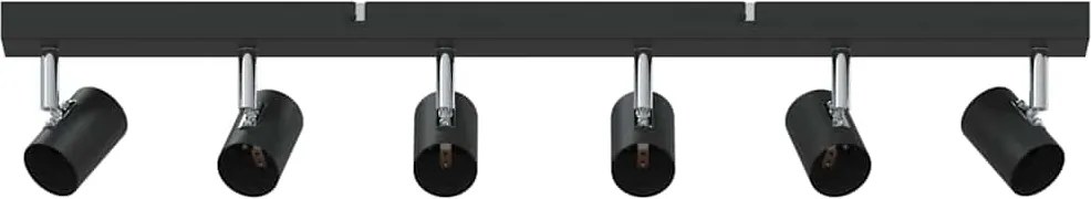 vidaXL Spot de tavan Negru 73 x 6,5 x 11,5 cm Metal