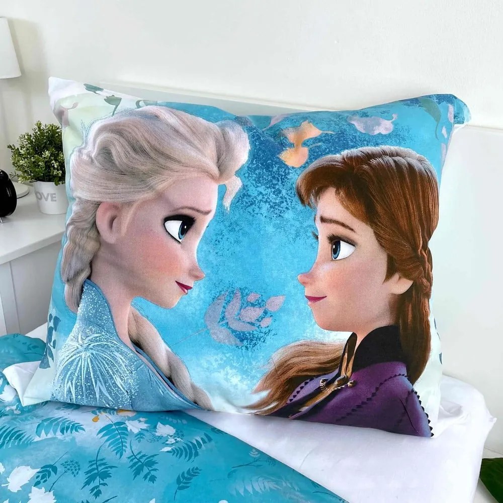 Lenjerie de pat pentru copii din bumbac pentru pat de o persoană 140x200 cm Frozen – Jerry Fabrics