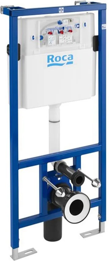 Rezervor incastrat Roca in-Wall Duplo cu cadru pentru wc suspendat
