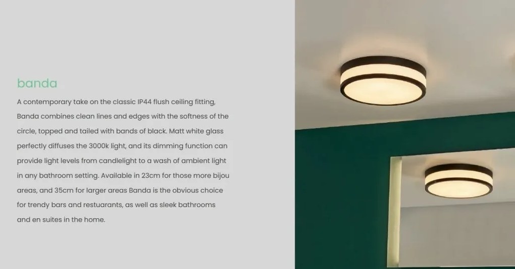 Plafoniera LED baie IP44 Banda 12W