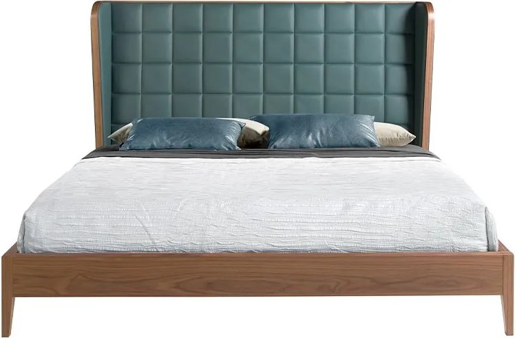 Pat dublu design LUX Dark green 180x200cm