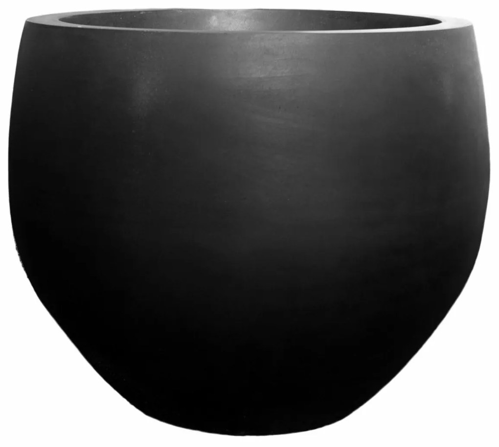 Květináč Jumbo Orb, barva černá, více velikostí - PotteryPots Mărime: L - v. 114 cm, ⌀ 133 cm