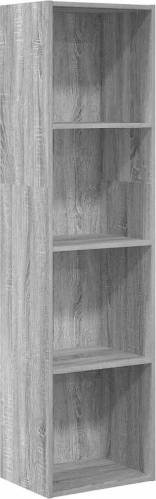 vidaXL Bibliotecă, gri sonoma, 40x30x152 cm, lemn prelucrat