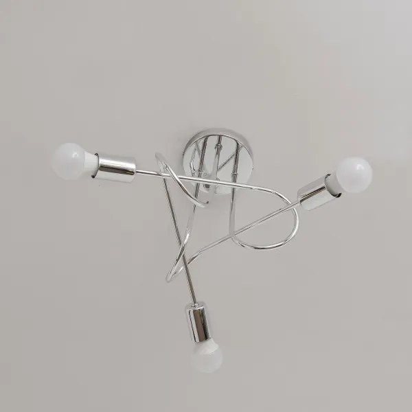 Lustră aplicată OXFORD 3xE27/15W/230V crom lucios