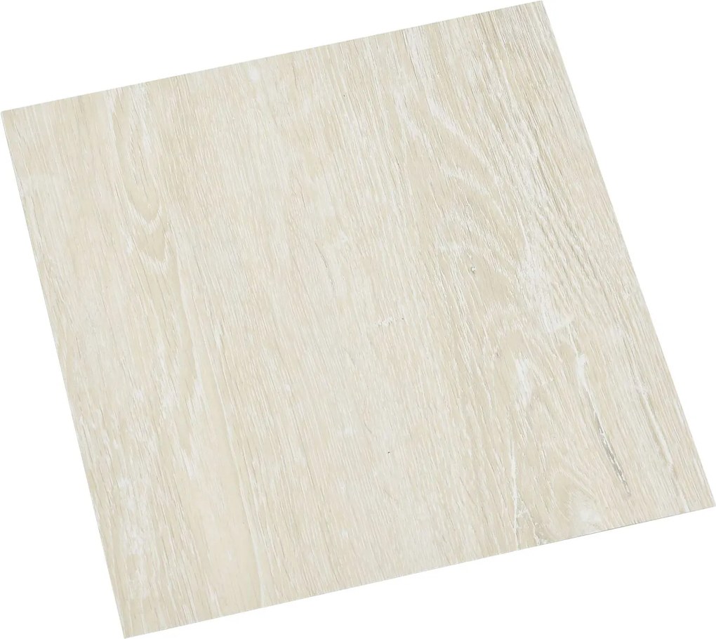 vidaXL Plăci de Pardoseală 55 pcs Crem 5,11 m² PVC