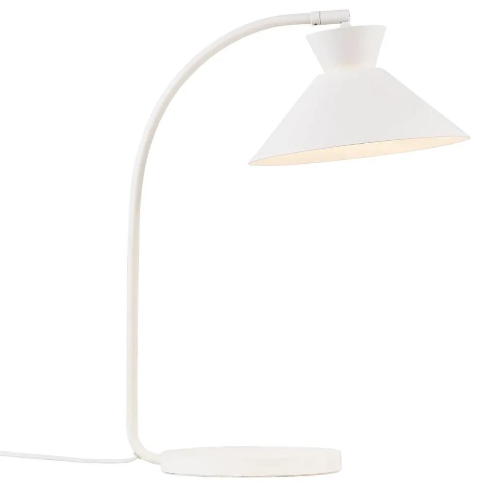 Veioza, lampa de masa design modern Dial alb