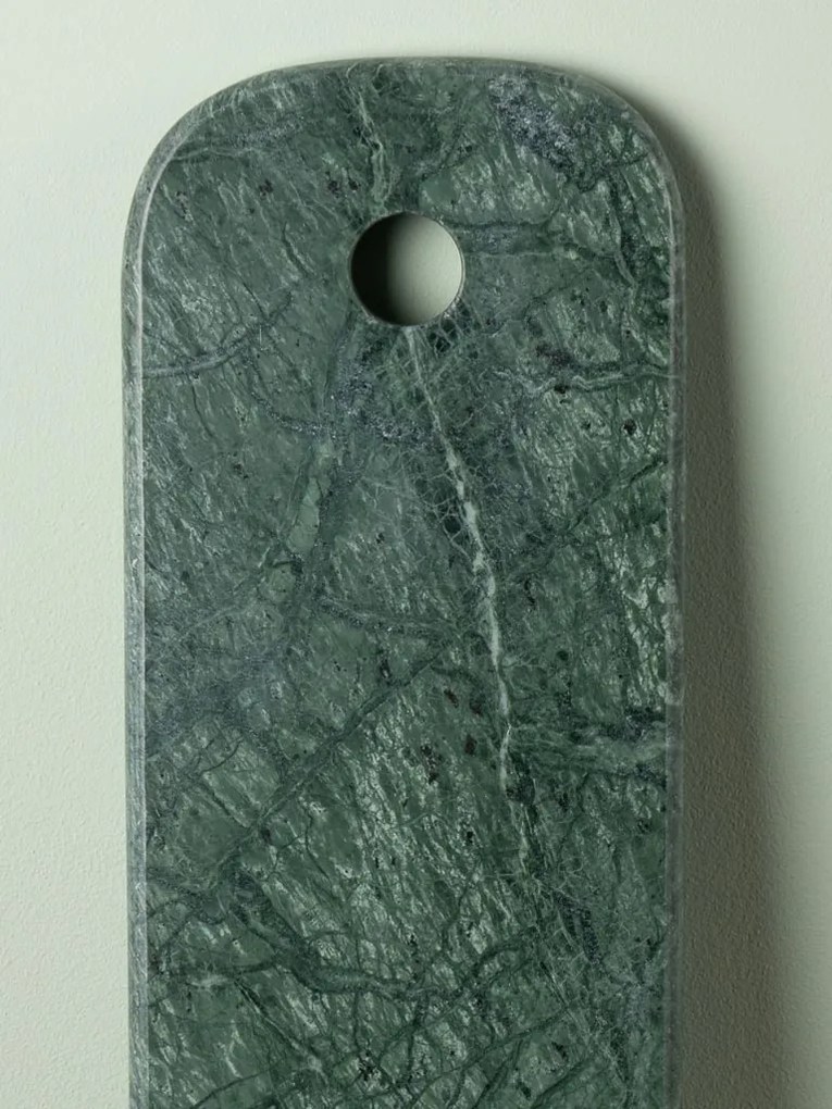 Tocator din marmura, L44cm, Leafy