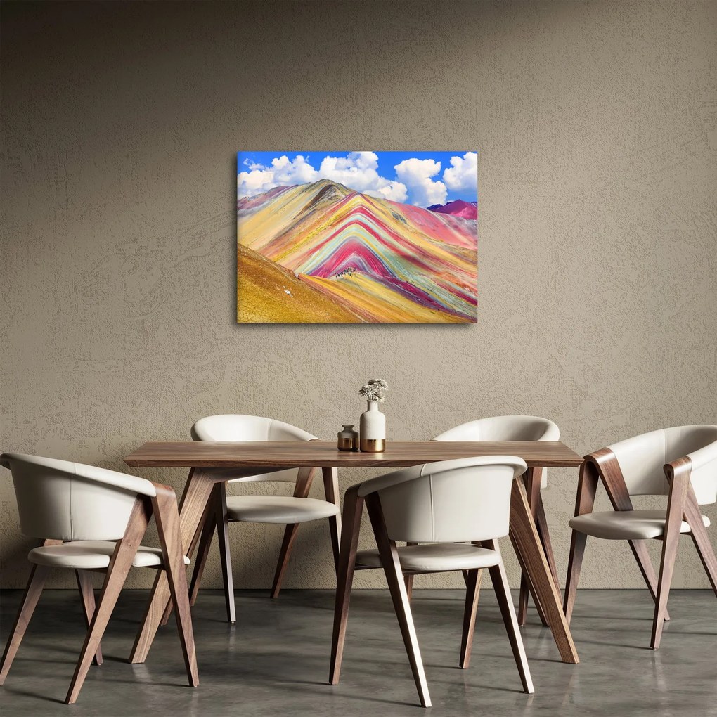 Tablou - Muntele Curcubeu, Peru (70x50 cm)