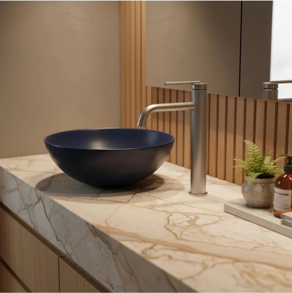 Baterie lavoar inalta Rea Argon crom periat