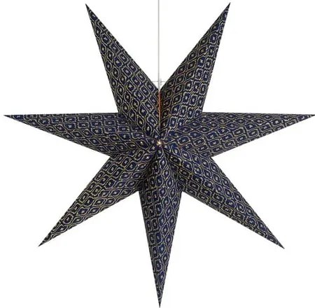 Decorațiune luminoasă de Crăciun albastru-închis suspendată Baroque – Markslöjd