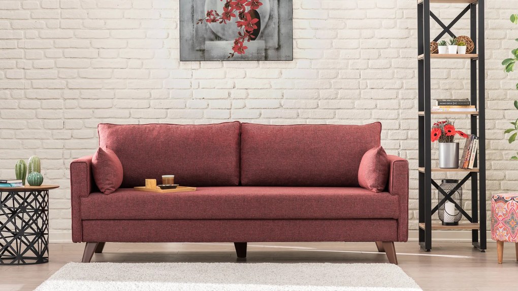 Canapea extensibilă Bellina (bordo). 1063005