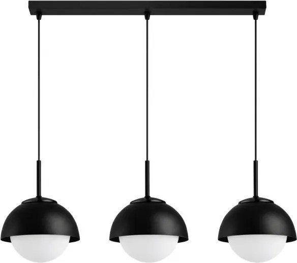 BRILAGI - Lustră pe cablu COSMO 3xE27/60W/230V negru