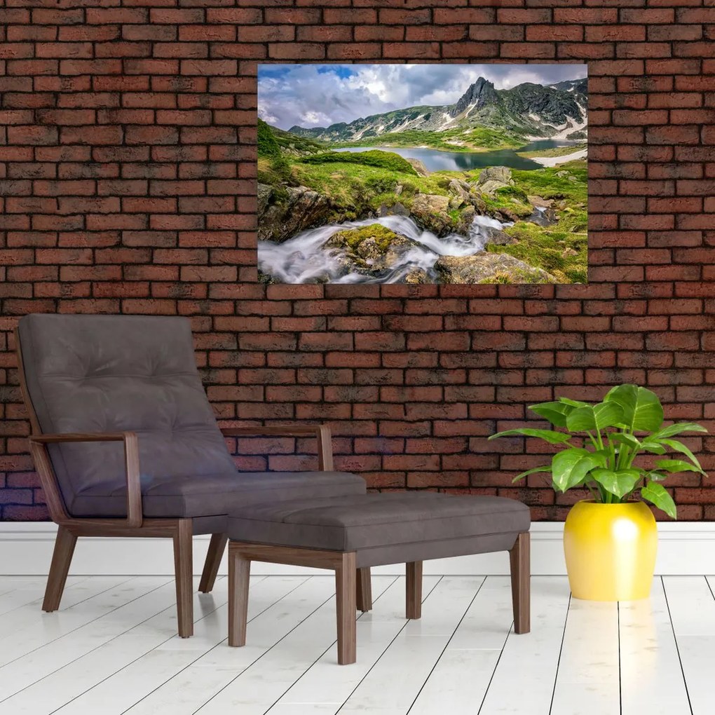 Tablou - Vedere la Muntele Rila (90x60 cm)