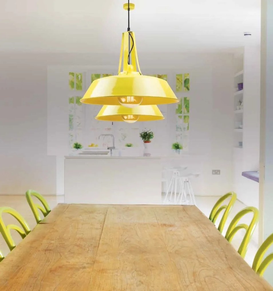 Lustra, Pendul design modern TAMAN galben