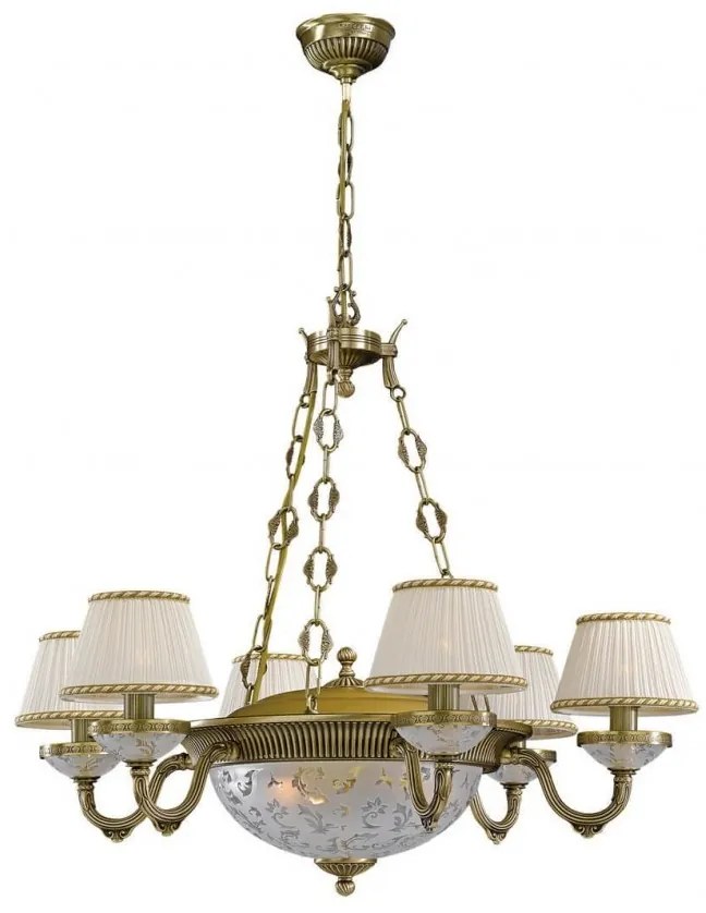 Candelabru din alama 6 brate design italian 6402